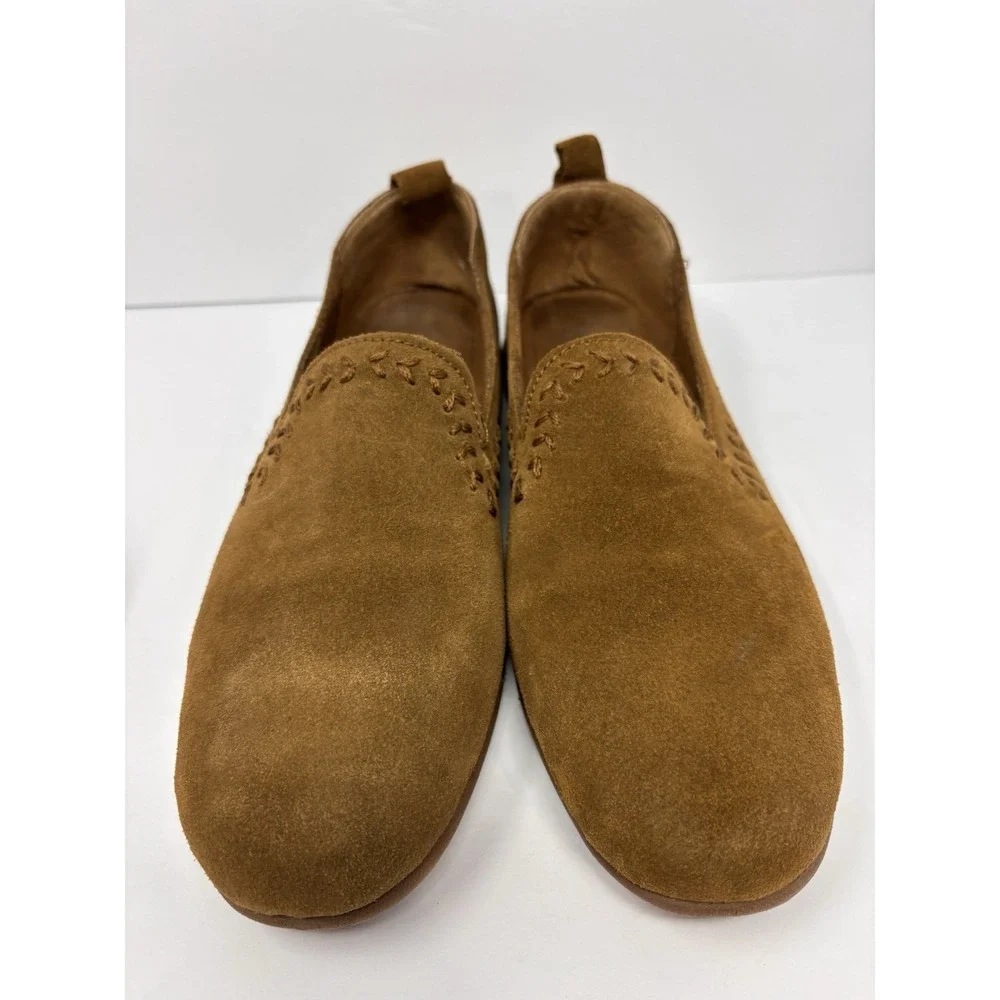 MINNETONKA WOMEN'S SHAY SUEDE SLIP-ON SHOES - ROUND TOE Size 10